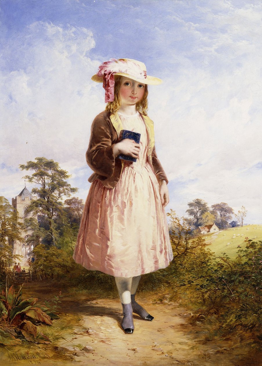 Kiliseden Gelenler, 1834 by John Adam P. Houston