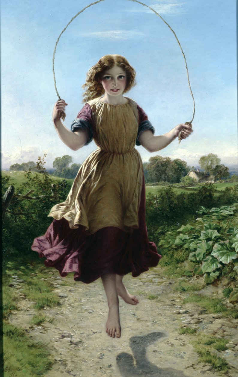 Atlayan Kız, 1863 by John Adam P. Houston