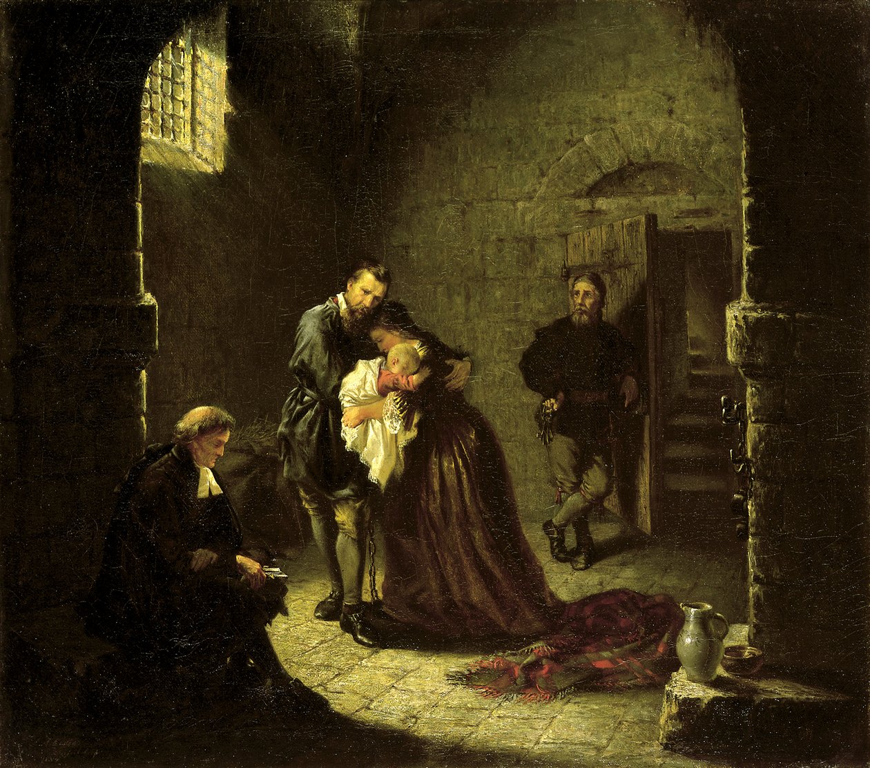 Hapishane Sahnesi, 1854. by John Adams Elder