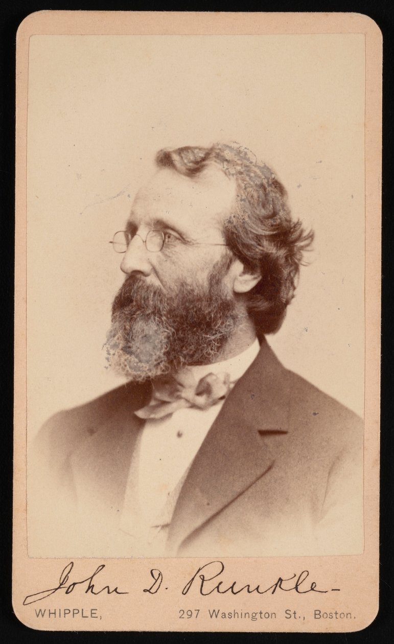 John Daniel Runkle'ın Portresi 1822-1902, 1865 ve 1873 Arası. by John Adams Whipple