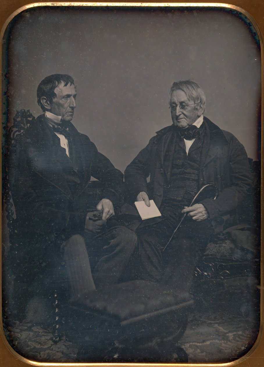 Konuşan İki Yaşlı Adam, ca. 1850. by John Adams Whipple