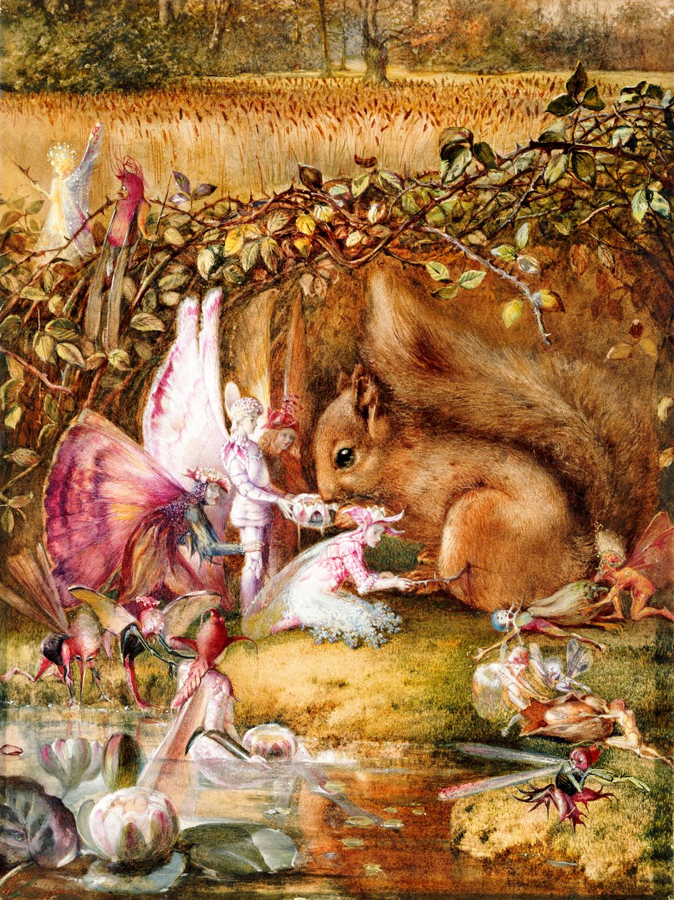 yaralı sincap by John Anster Fitzgerald