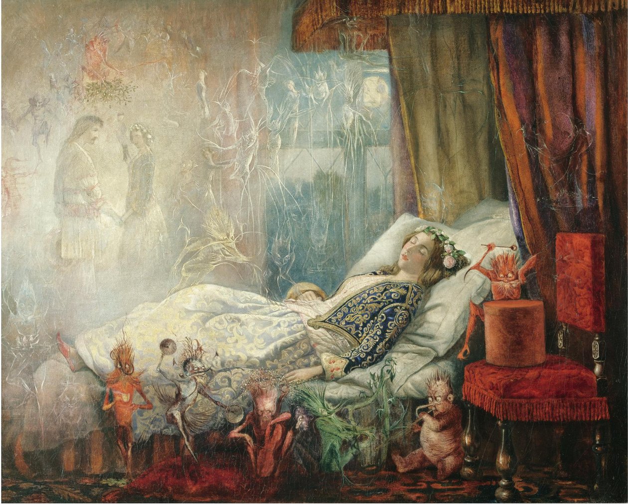 Maskeli balodan sonraki rüya by John Anster Fitzgerald