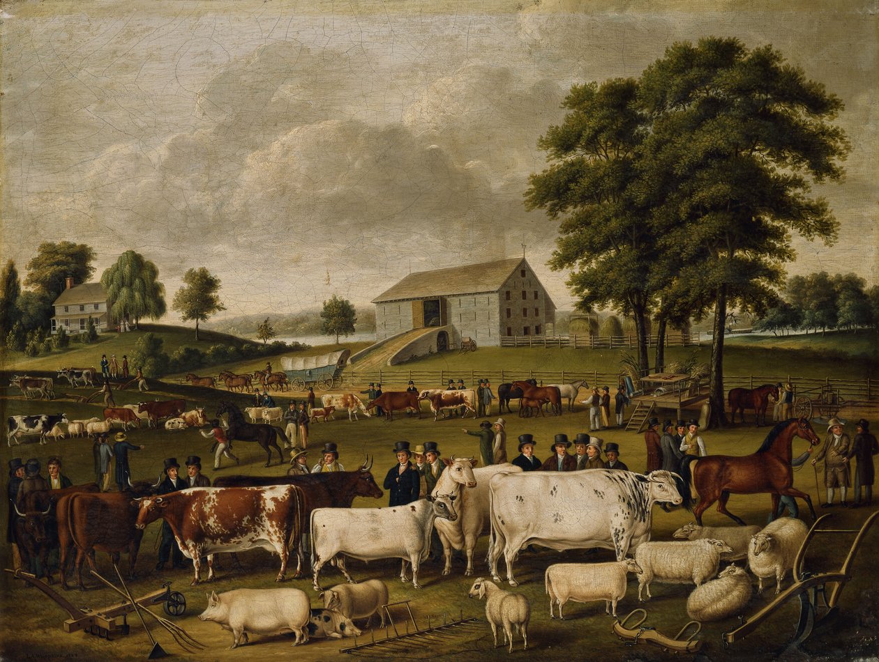 Pensilvanya Ülke Fuarı, 1824 by John Archibald Woodside