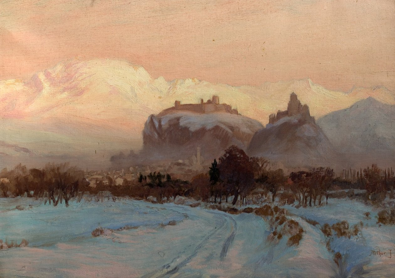 Bir Kış Manzarası by John Arthur Black