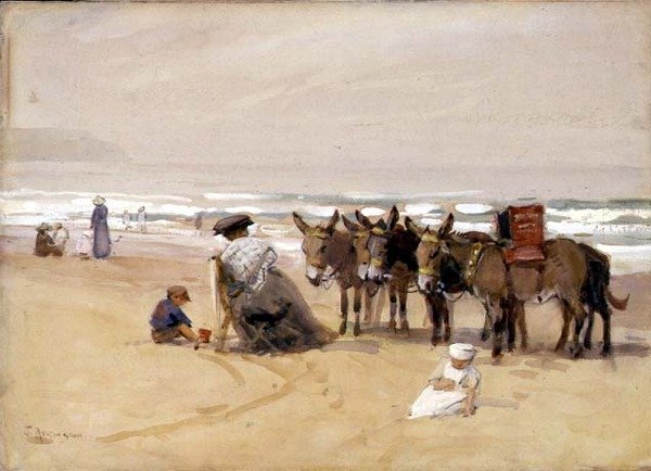 Sessiz Bir Öğleden Sonra (suluboya) by John Atkinson