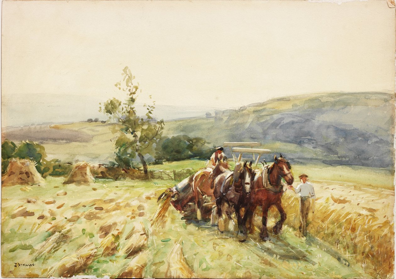 Hasat Zamanı (kart üzerinde wc) by John Atkinson