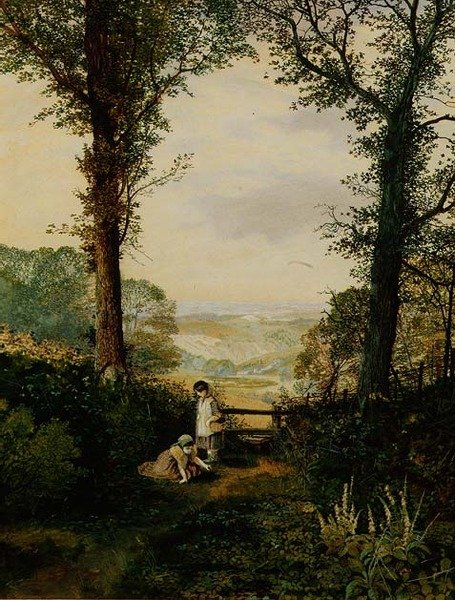 Bir Burnsall Vadisi, Wharfedale by John Atkinson Grimshaw