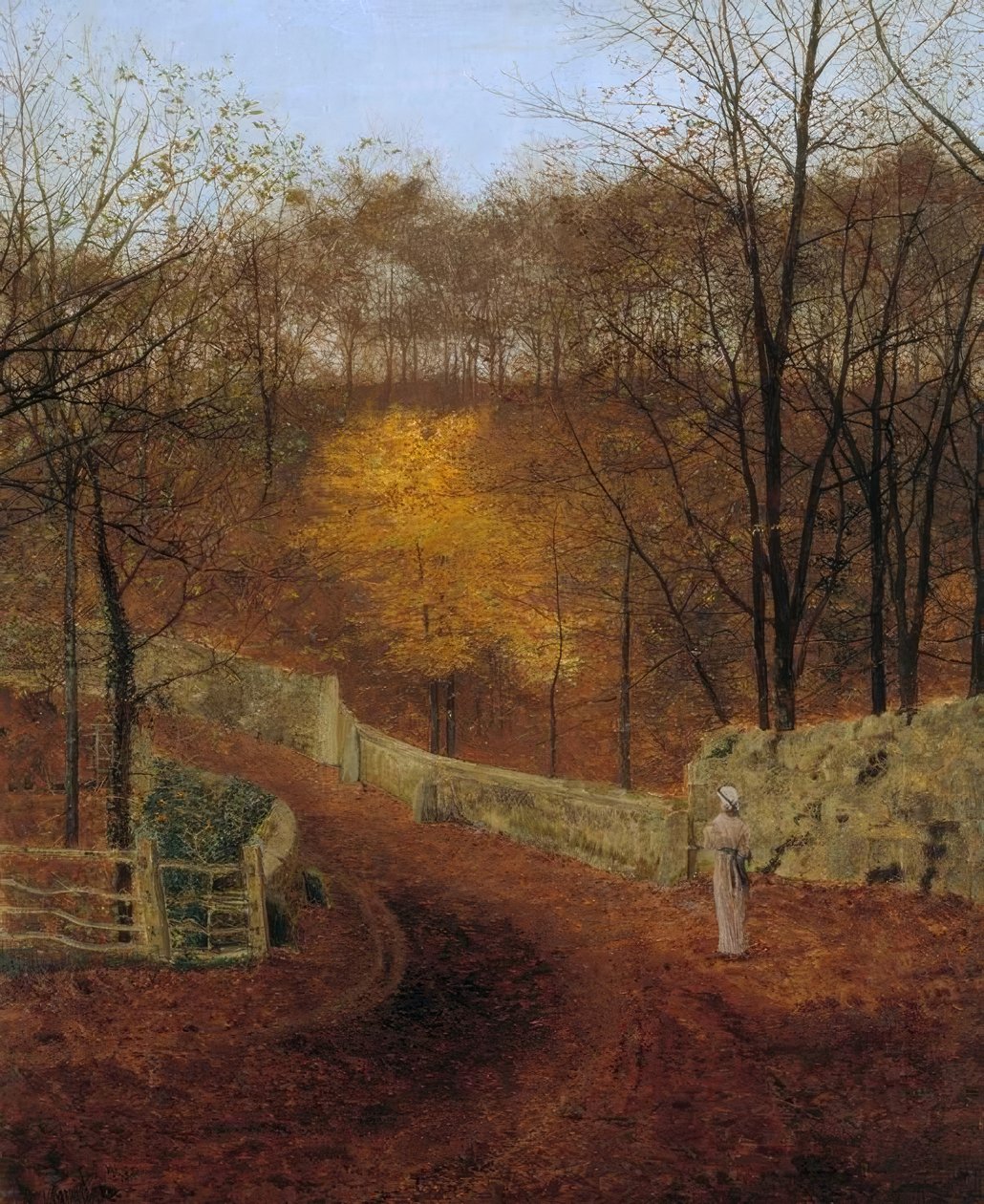 Sonbahar by John Atkinson Grimshaw
