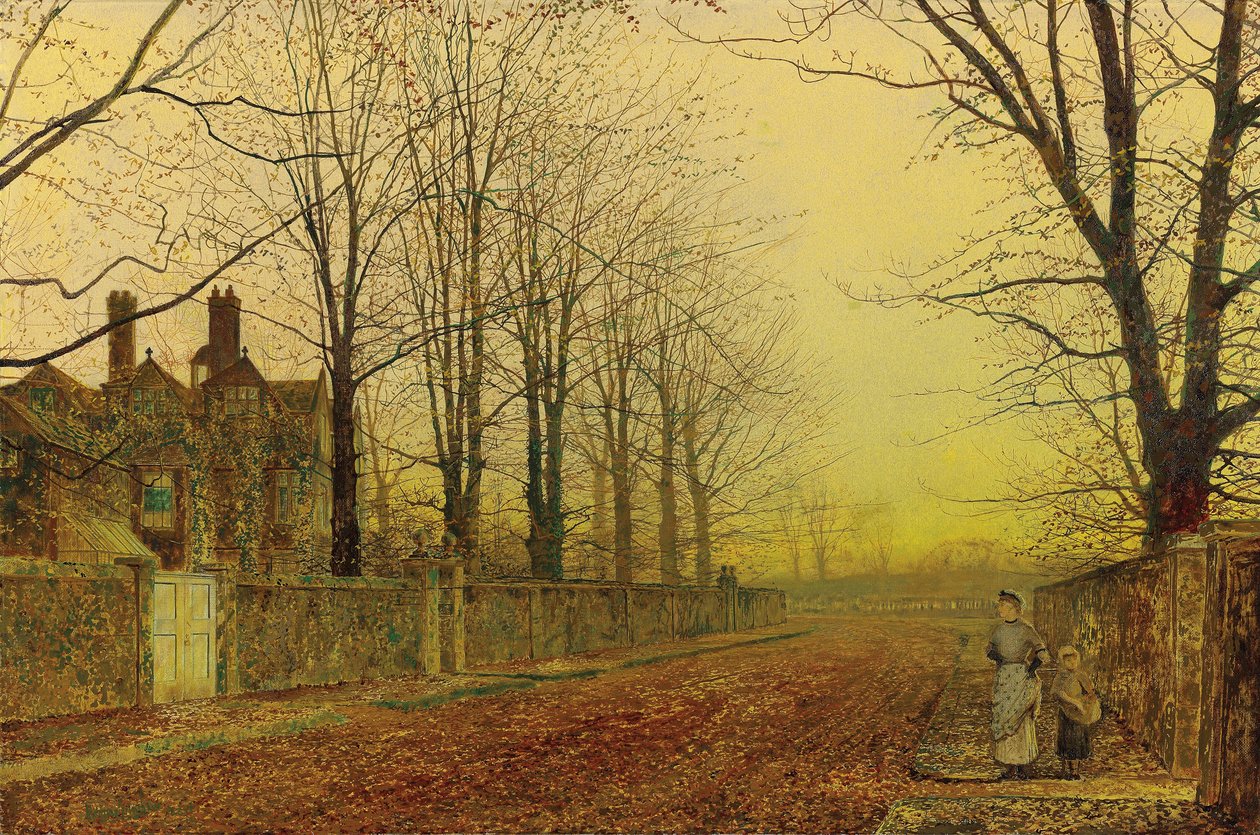 Sonbahar Zaferi, 1887 by John Atkinson Grimshaw