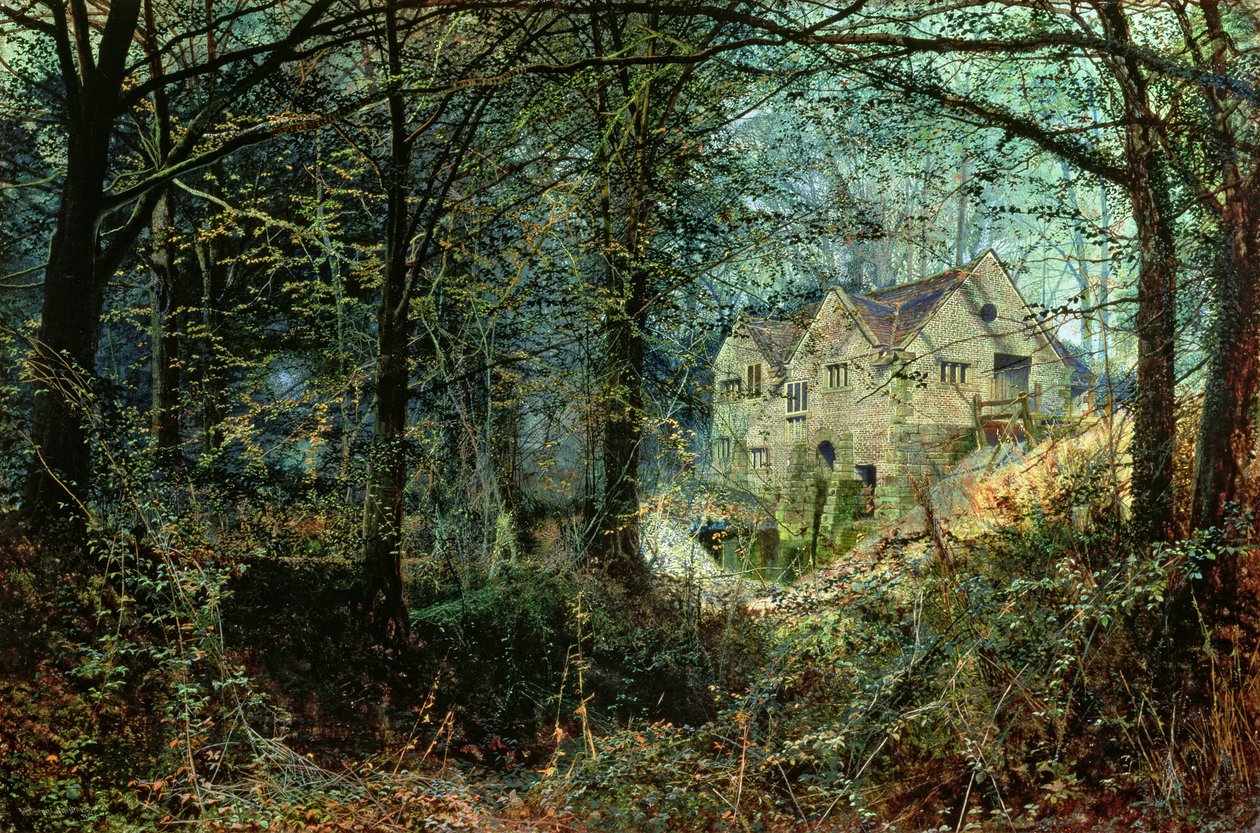 Sonbahar Zaferi: Eski Değirmen by John Atkinson Grimshaw