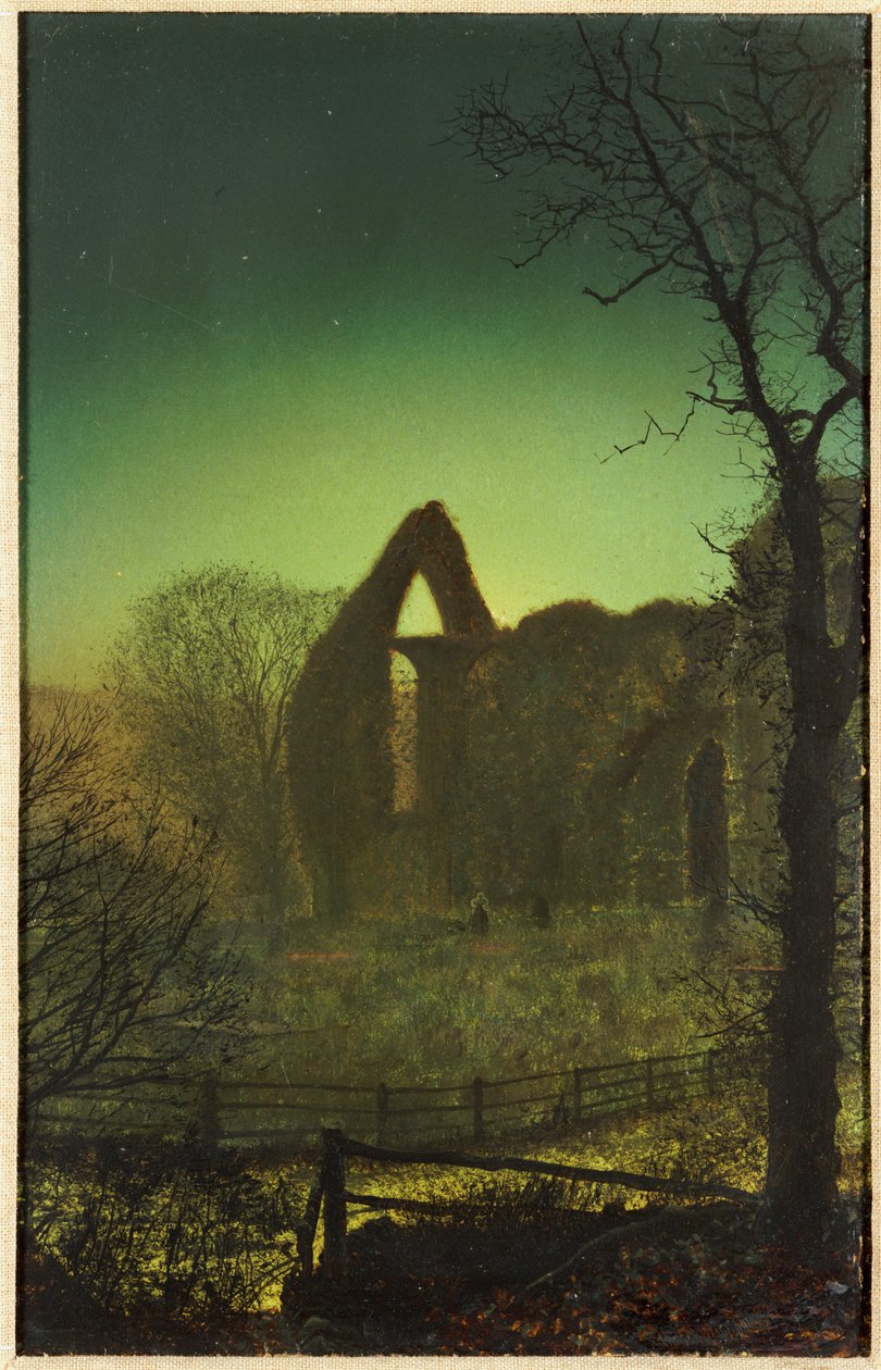Bolton Manastırı by John Atkinson Grimshaw