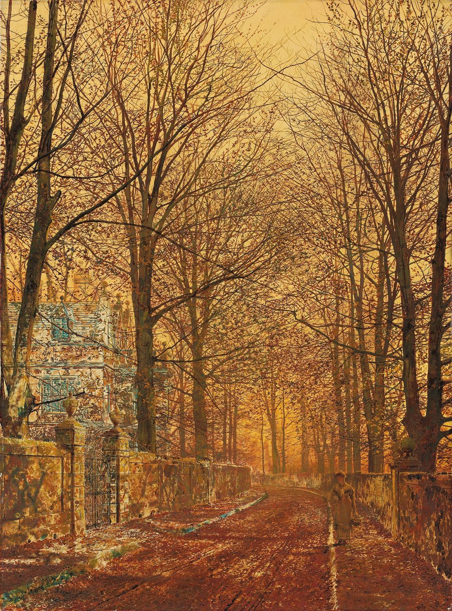 Altın Eski Zamanda by John Atkinson Grimshaw