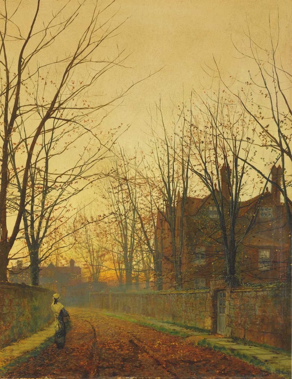 Ekim sonu by John Atkinson Grimshaw