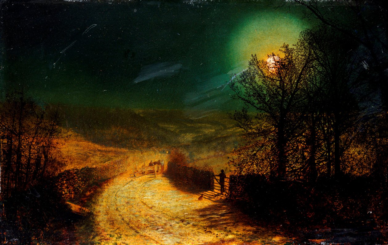 Bolton Manastırı Yakını, 1876 by John Atkinson Grimshaw