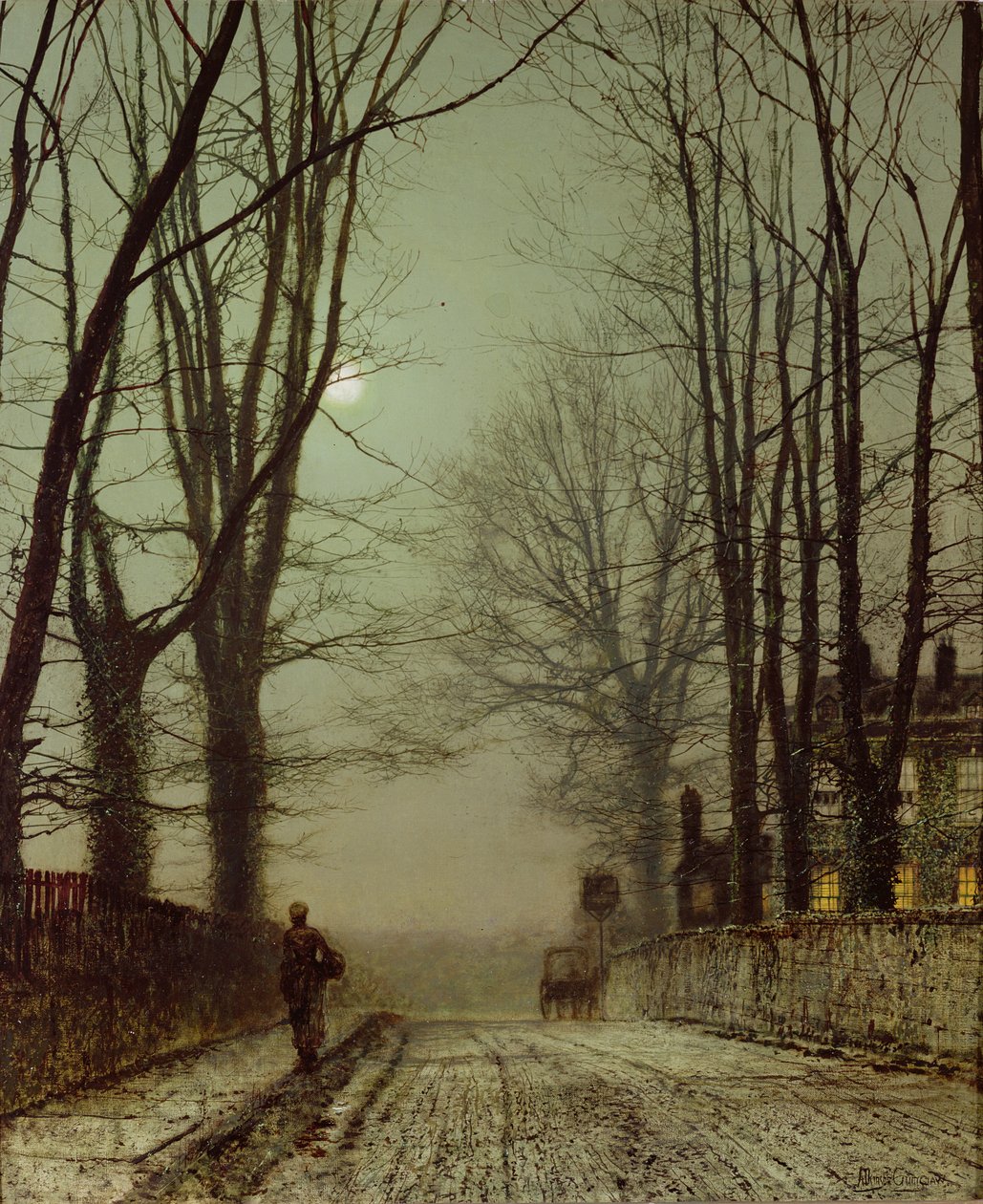 Putney Park Yolu by John Atkinson Grimshaw