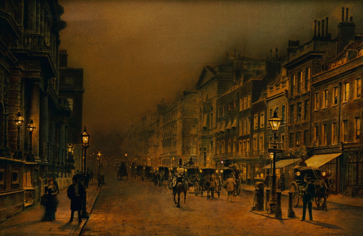 Aziz James Caddesi by John Atkinson Grimshaw