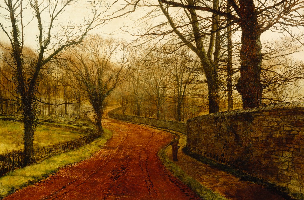 Stapleton Parkı, Pontefract, 1877 by John Atkinson Grimshaw