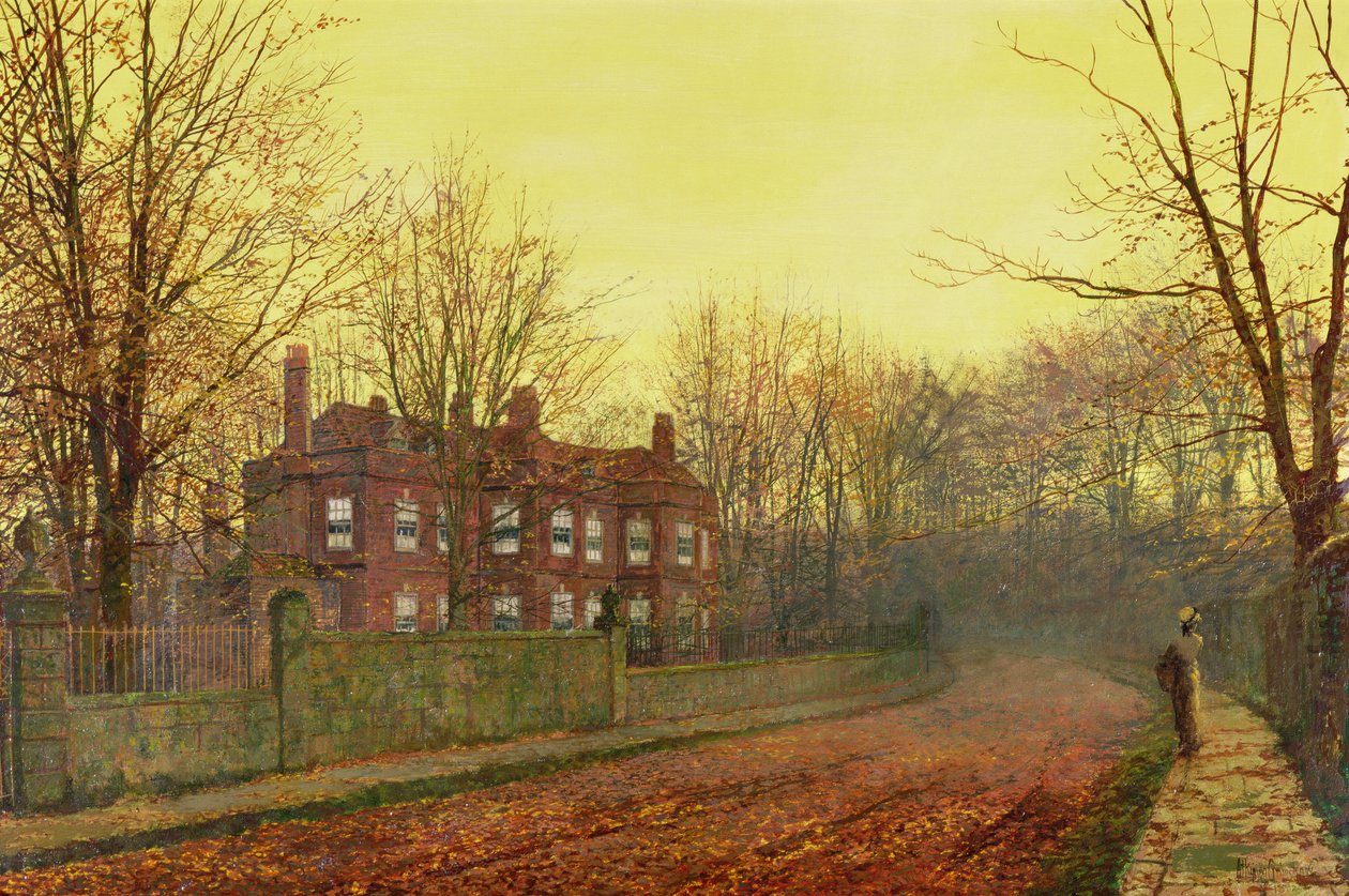 Yılın Azalan Zaferi by John Atkinson Grimshaw