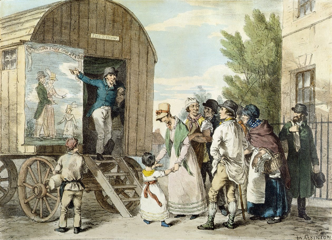 Fuarlar: Gösteri, c.1821 by John Augustus Atkinson