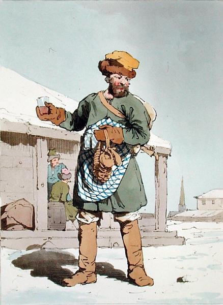 Sanatçı tarafından kazınmış Zbitenshik, 1804
