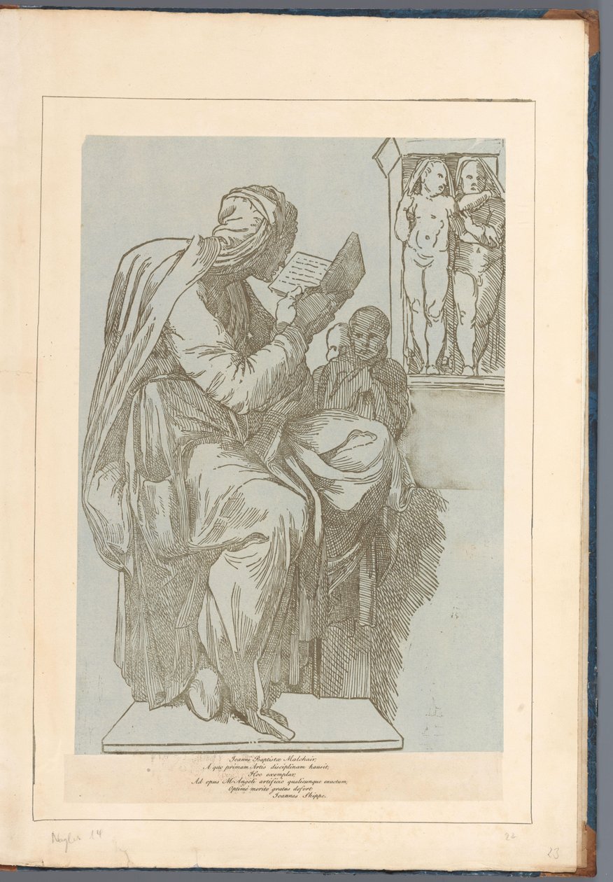 Perzische Sybil (nesne üzerinde dizi başlığı) by John B. Skippe
