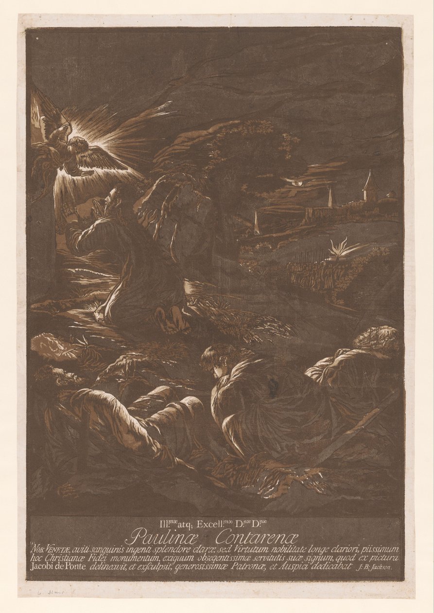 Getsemani Bahçesinde İsa Venedikli ustaların eserleri (dizi adı) Opera seçici (dizi başlığı) by John Baptist Jackson