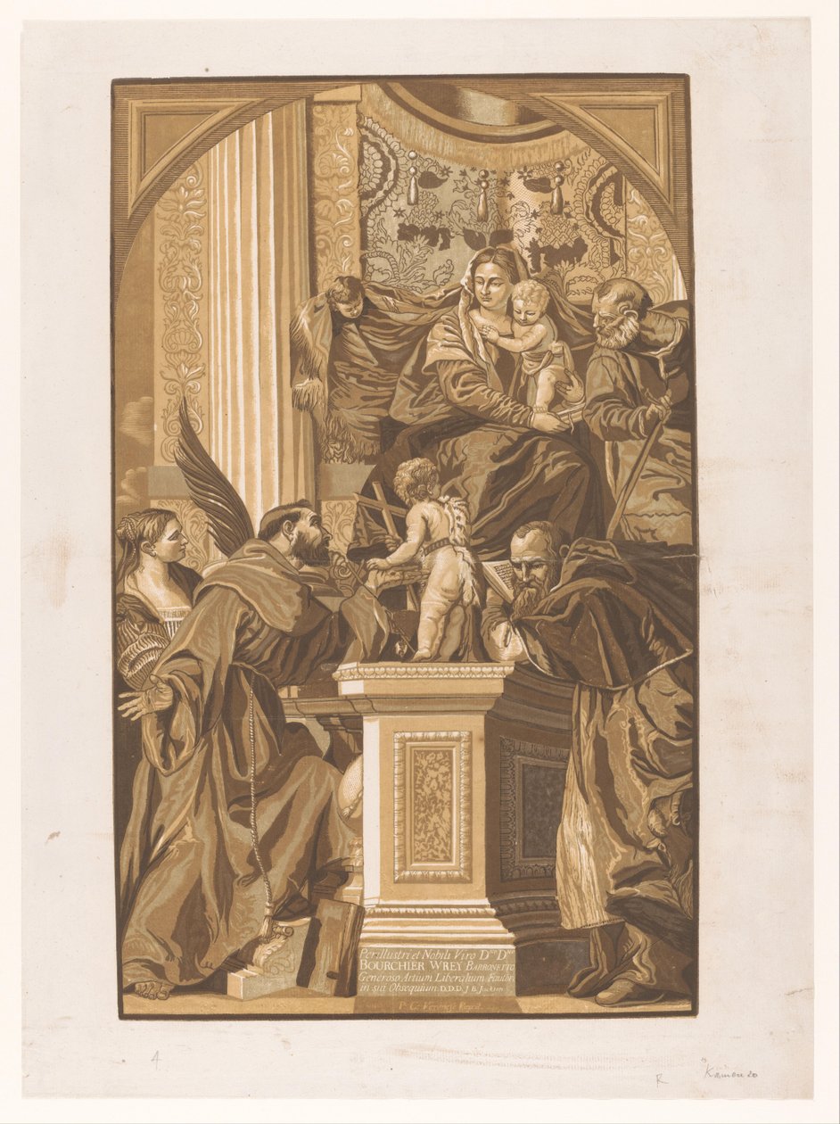 kutsal Aile Venedikli ustaların eserleri (dizi adı) Opera seçici (dizi başlığı) by John Baptist Jackson