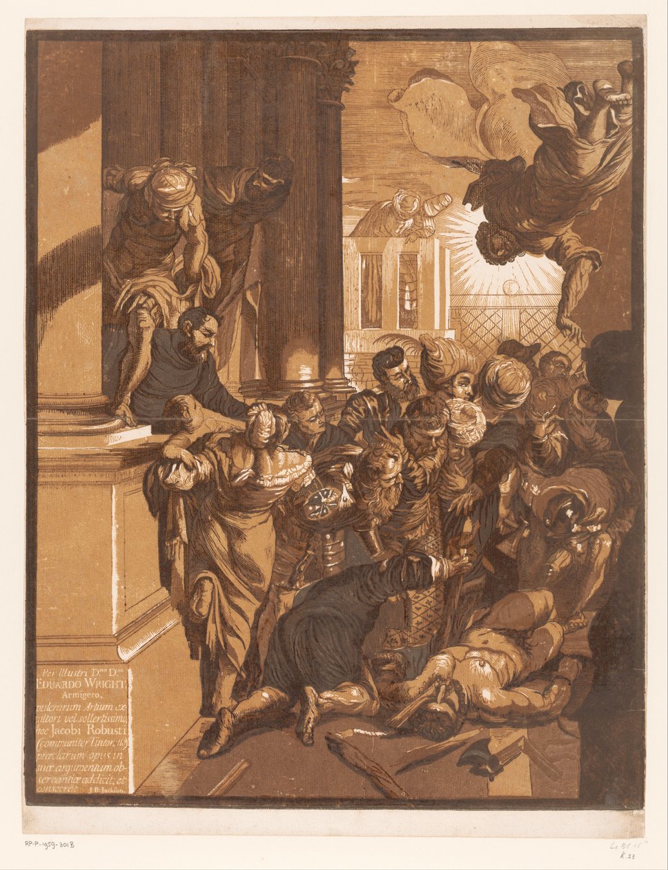 Marcus bir köleyi işkenceden kurtarır Venedikli ustaların eserleri (dizi adı) Opera seçici (dizi başlığı) by John Baptist Jackson