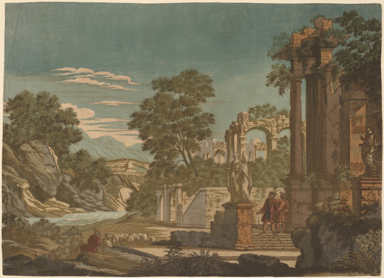 Ulysses ve Polyphemus by John Baptist Jackson, Francesco Primaticcio