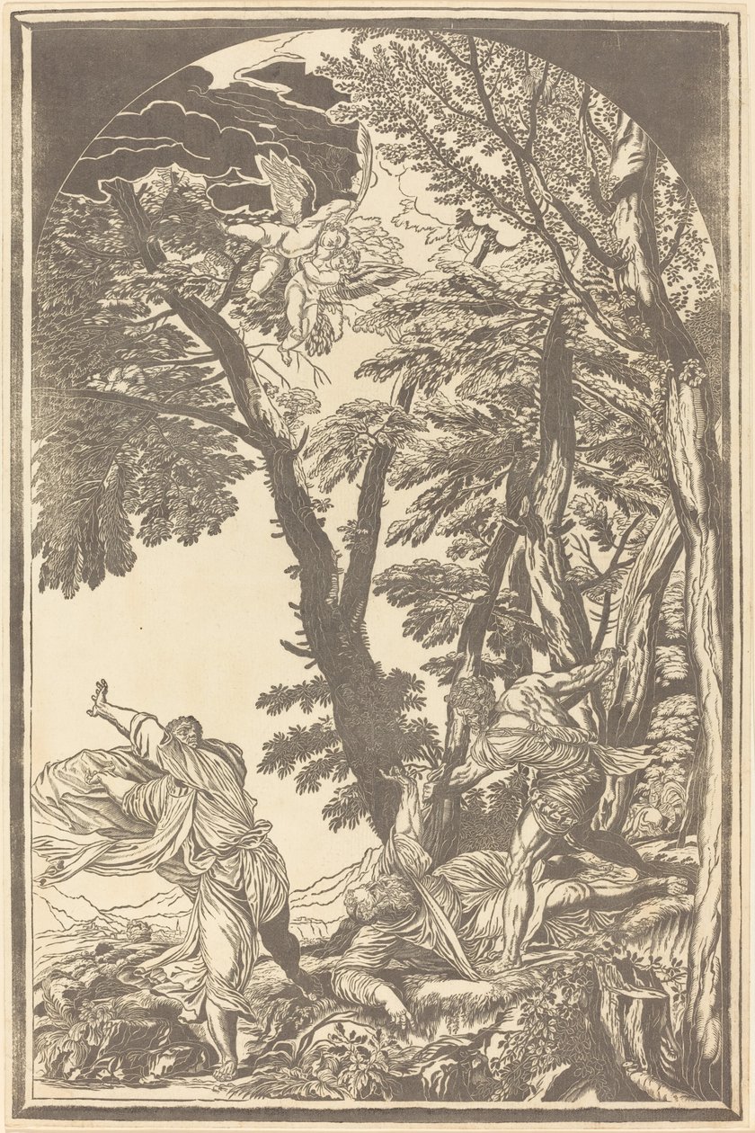 Aziz Peter Şehit Ölümü by John Baptist Jackson after Titian