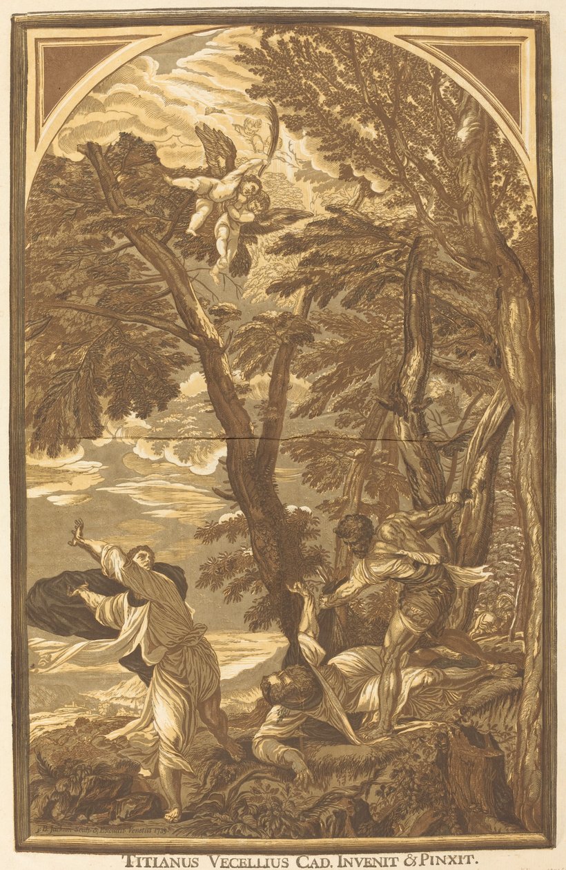 Aziz Peter Şehit Ölümü by John Baptist Jackson after Titian