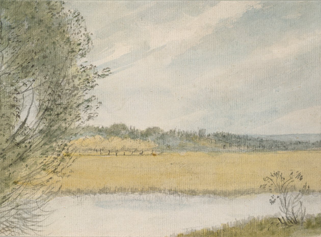 Christ Church Meadows, 18. yüzyıl by John Baptist Malchair