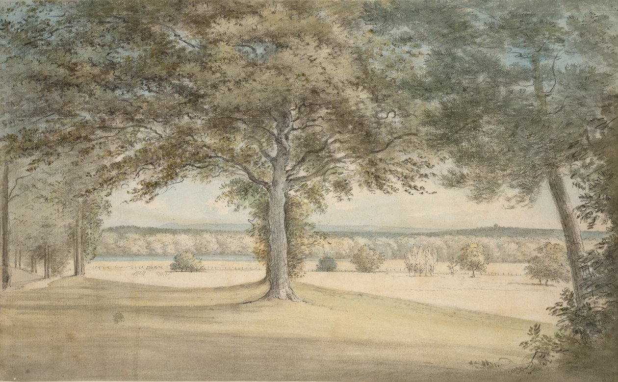 Kirtlington Parkı, 9 Ekim 1783 by John Baptist Malchair