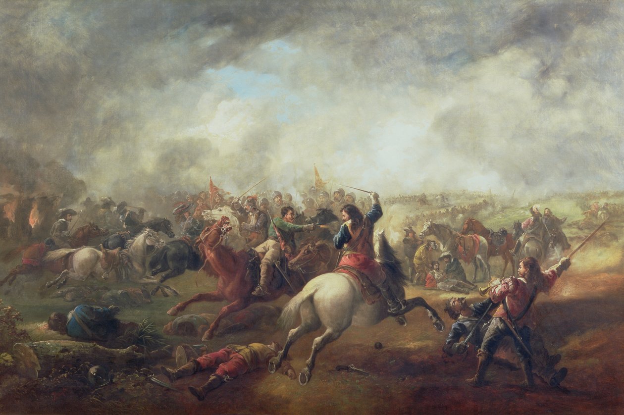 Marston Moor Savaşı, 1644 by John Barker