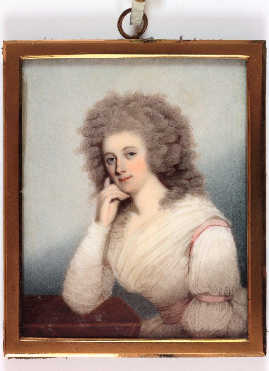 Margaret Dundas, Bayan Scott (emaye) by John Barry