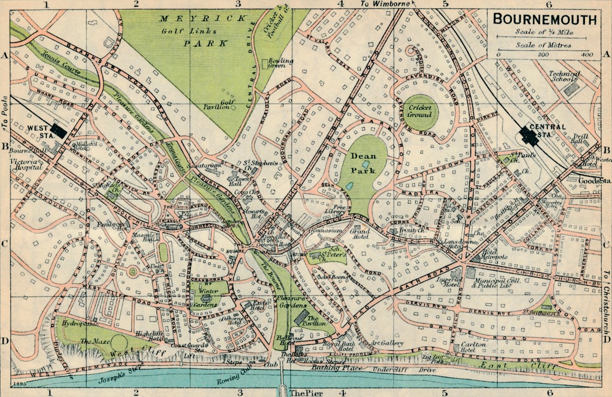 Bournemouth, c20th Century by John Bartholomew