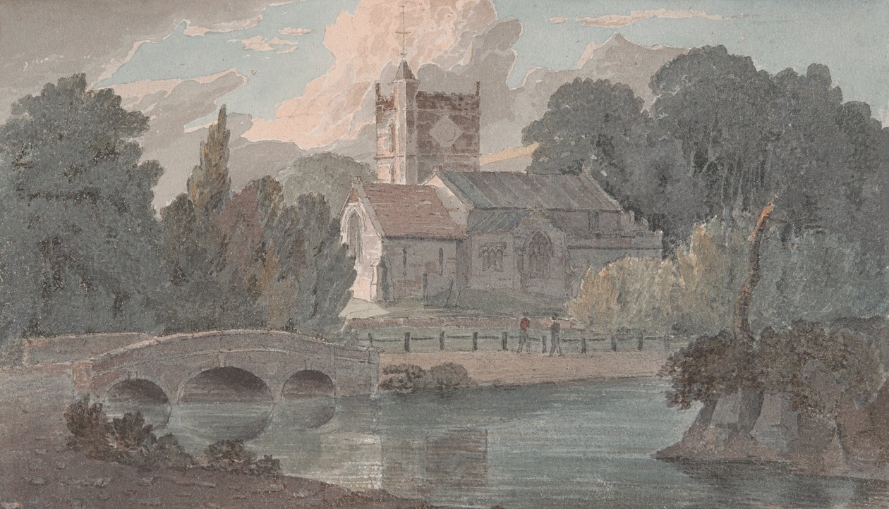 Sarum yakınlarındaki Combe by John Baverstock Knight