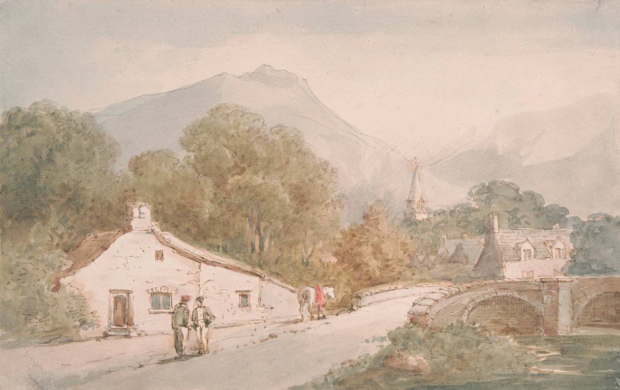 Tyn Dhu Mill, Kuzey Galler by John Baverstock Knight