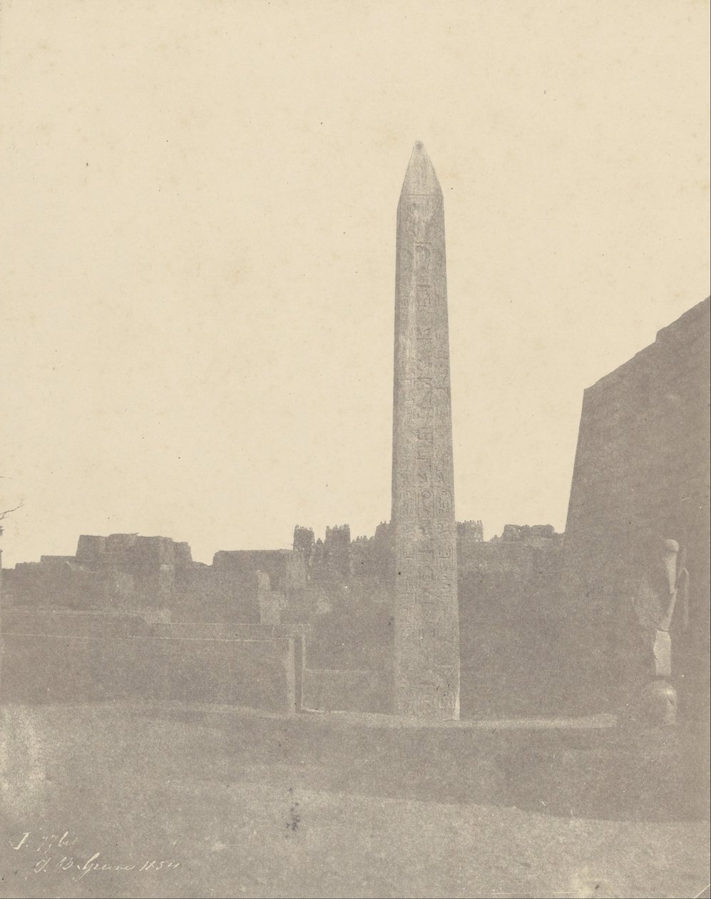 Louqsor, Dikilitaş (Batı Yakası) by John Beasly Greene