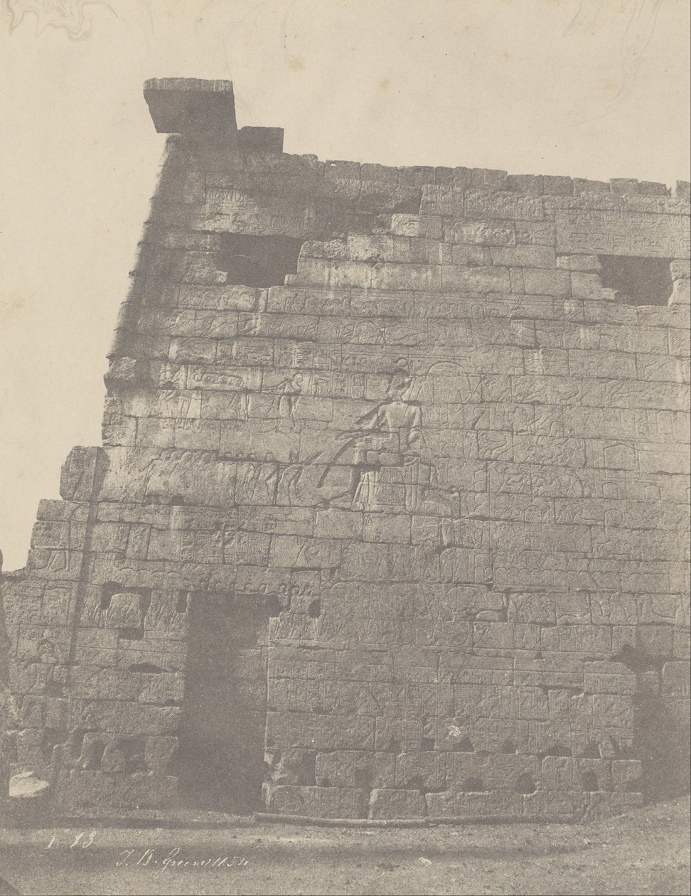 Louqsor, Pilonun Tarihi Heykelleri (Sağ Masif) by John Beasly Greene