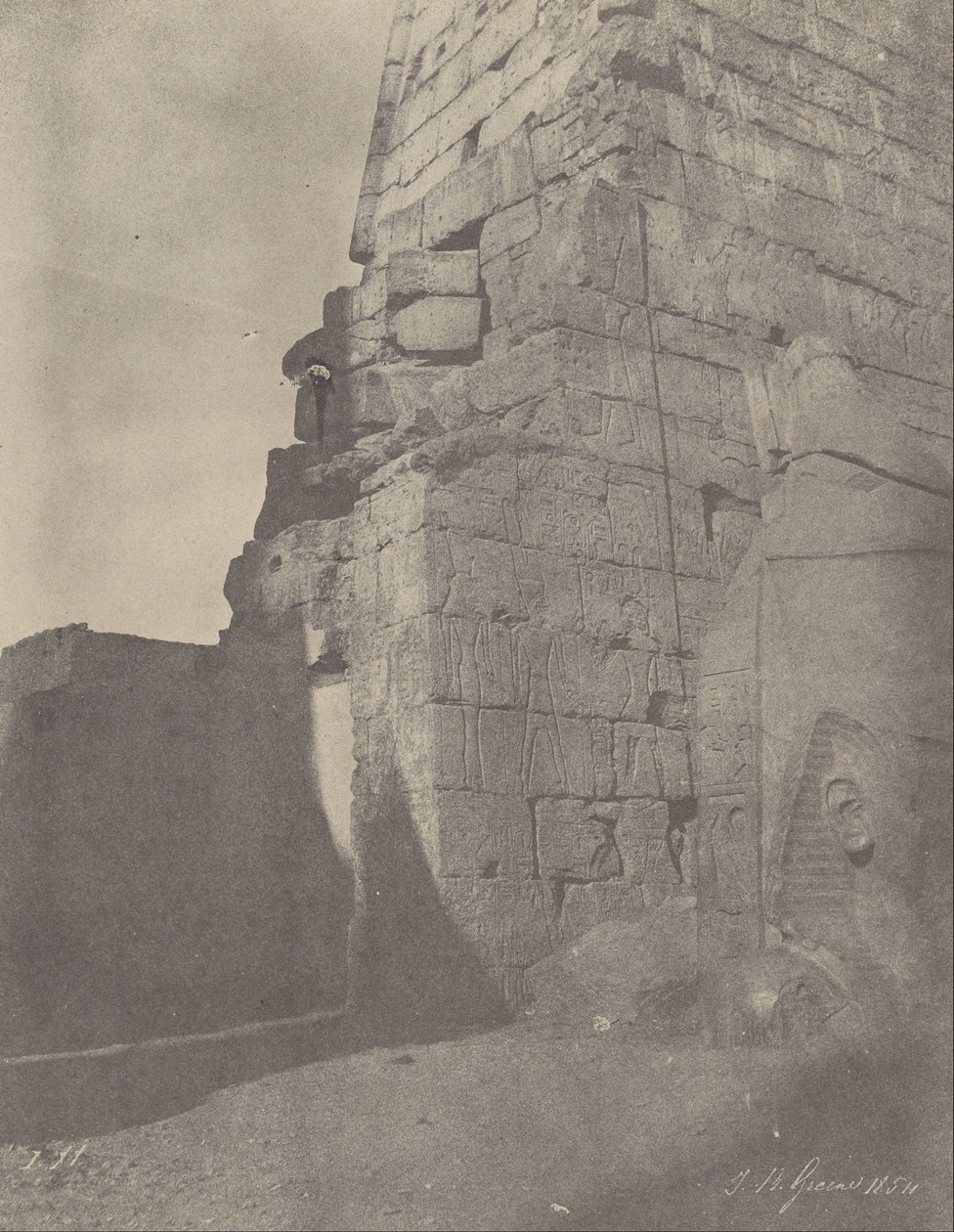Louqsor. Pilonun Tarihi Heykelleri, Sağ Masif by John Beasly Greene