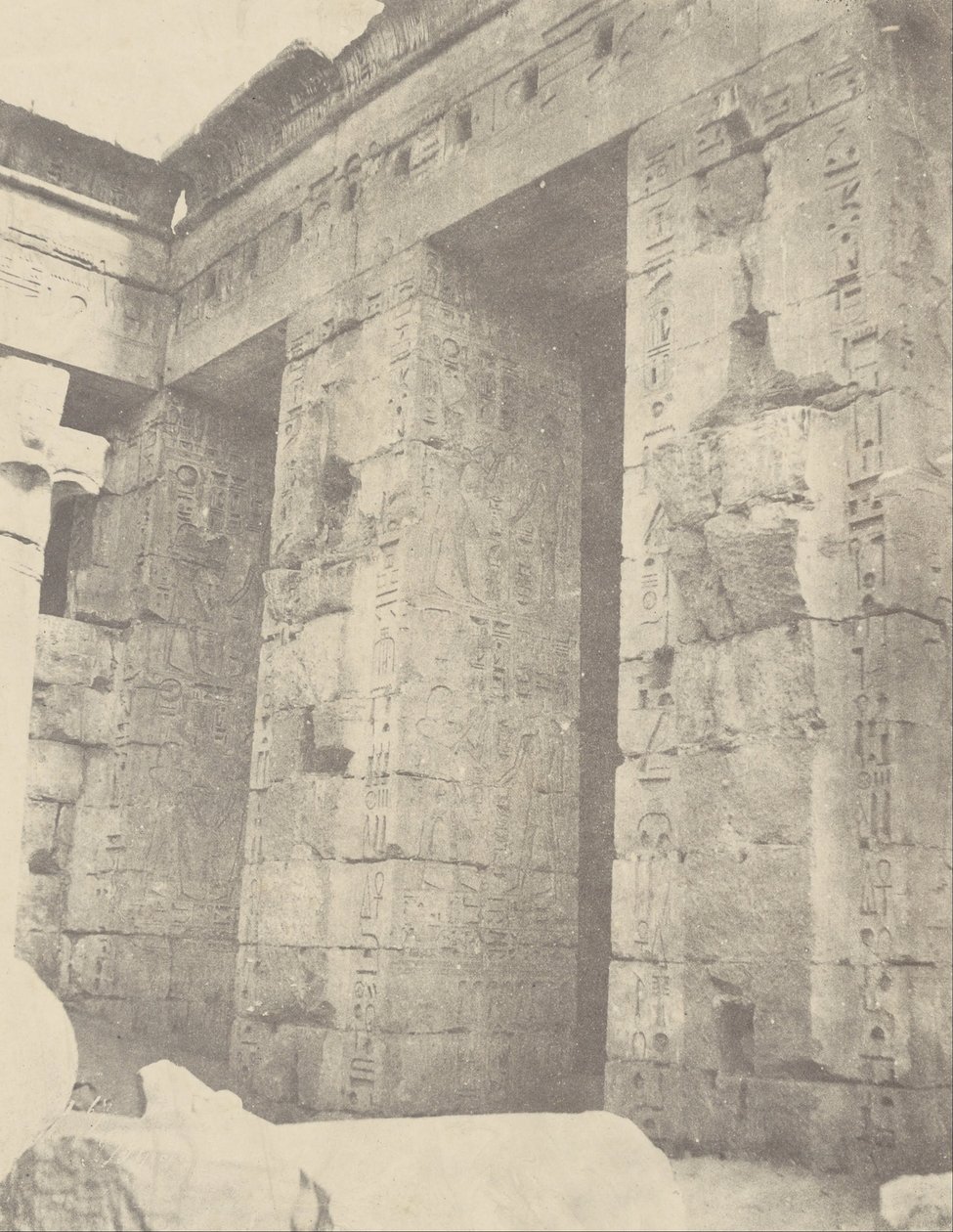 Medinet Habu, 2. Ramses Sarayı, Doğu Yakası by John Beasly Greene