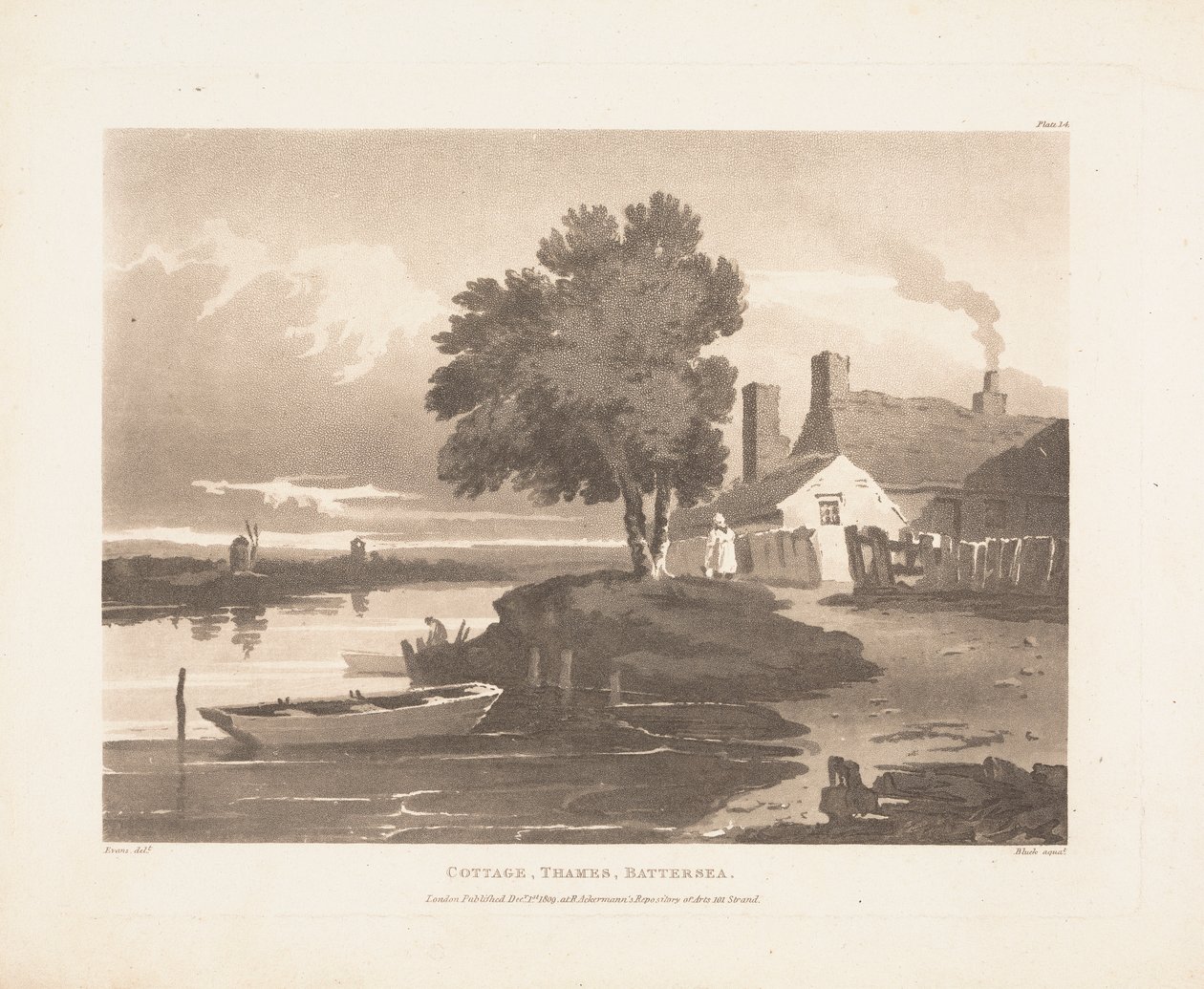 Kulübe, Thames, Battersea by John Bluck