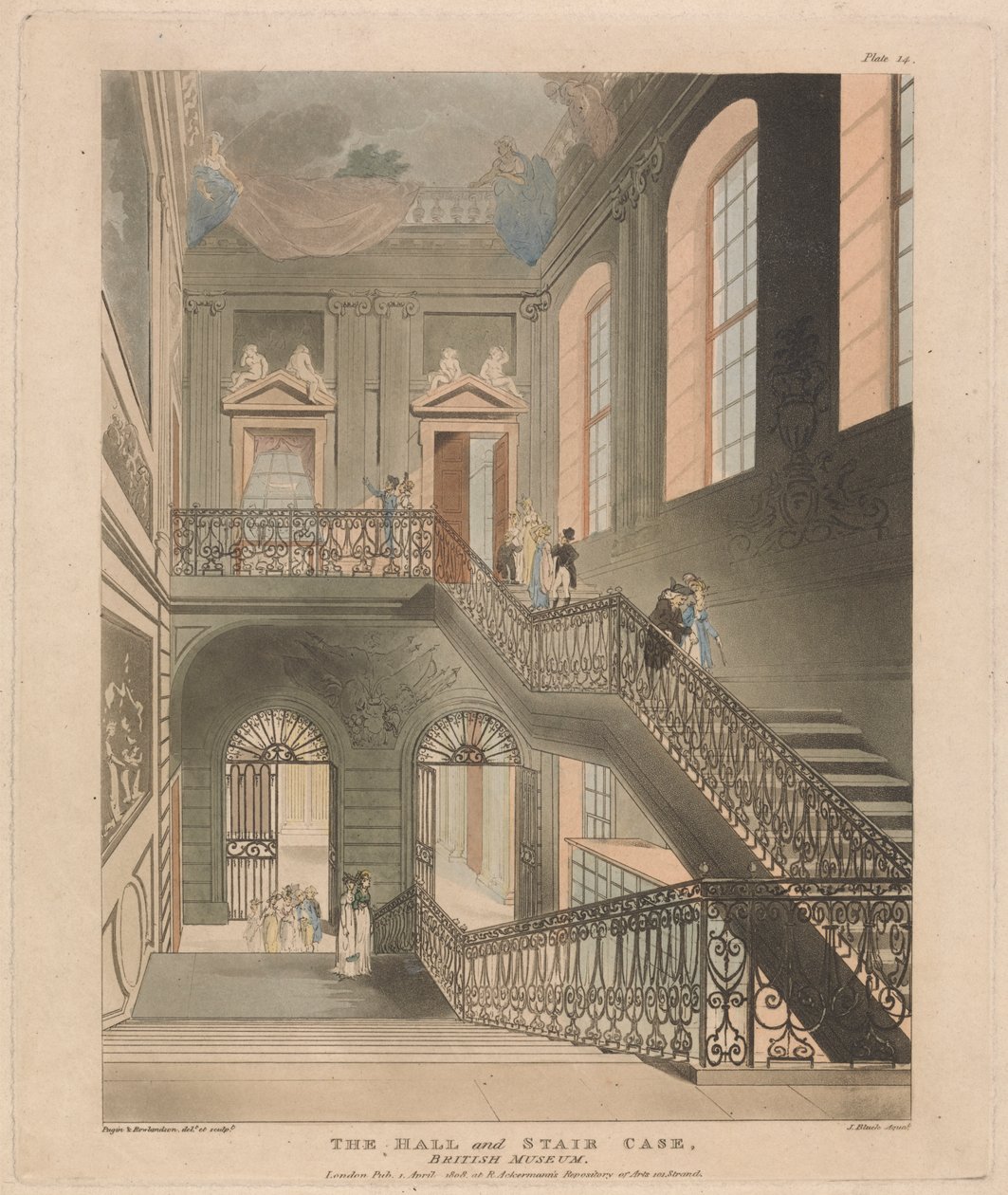Salon ve Merdiven Örneği, British Museum by John Bluck