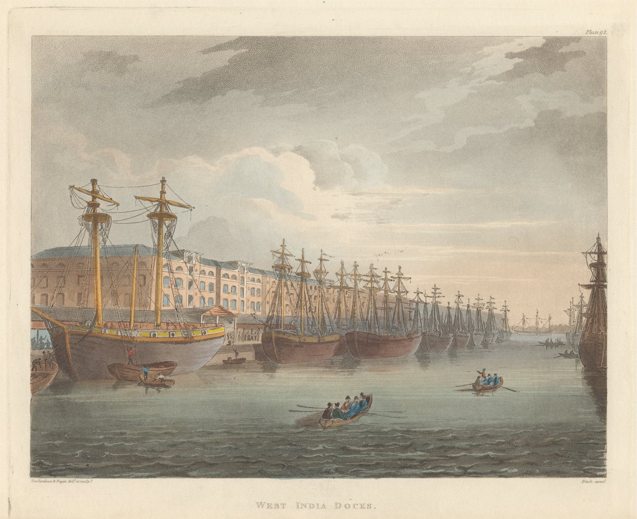 Batı Hindistan Rıhtımları by John Bluck