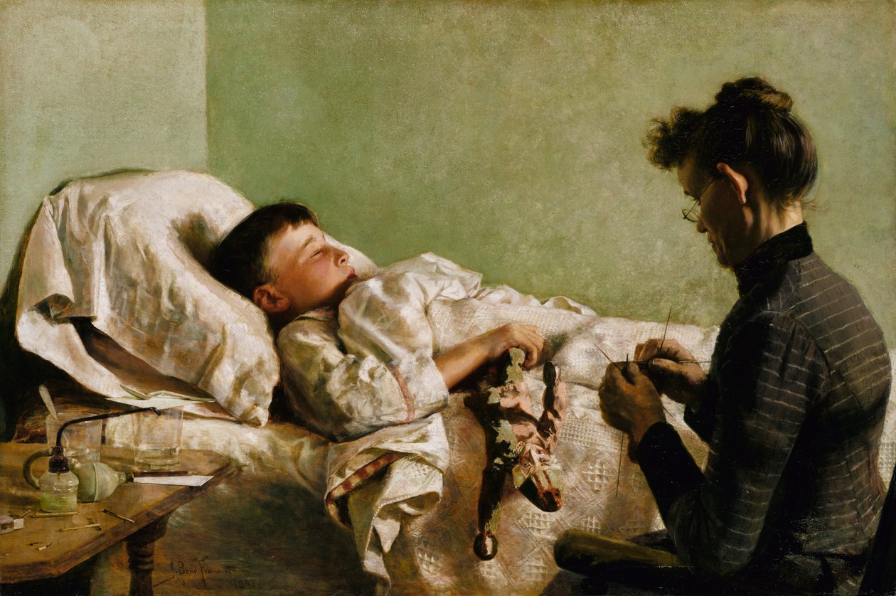 Hasta Çocuk, 1893. by John Bond Francisco
