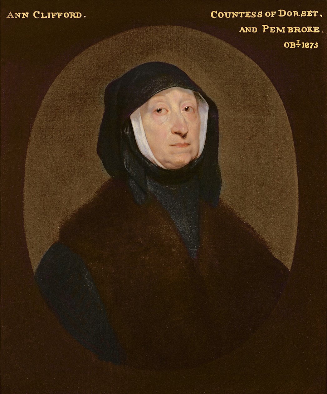 Leydi Ann Clifford, Dorset ve Pembroke Kontesi (d.1675) by John Bracken