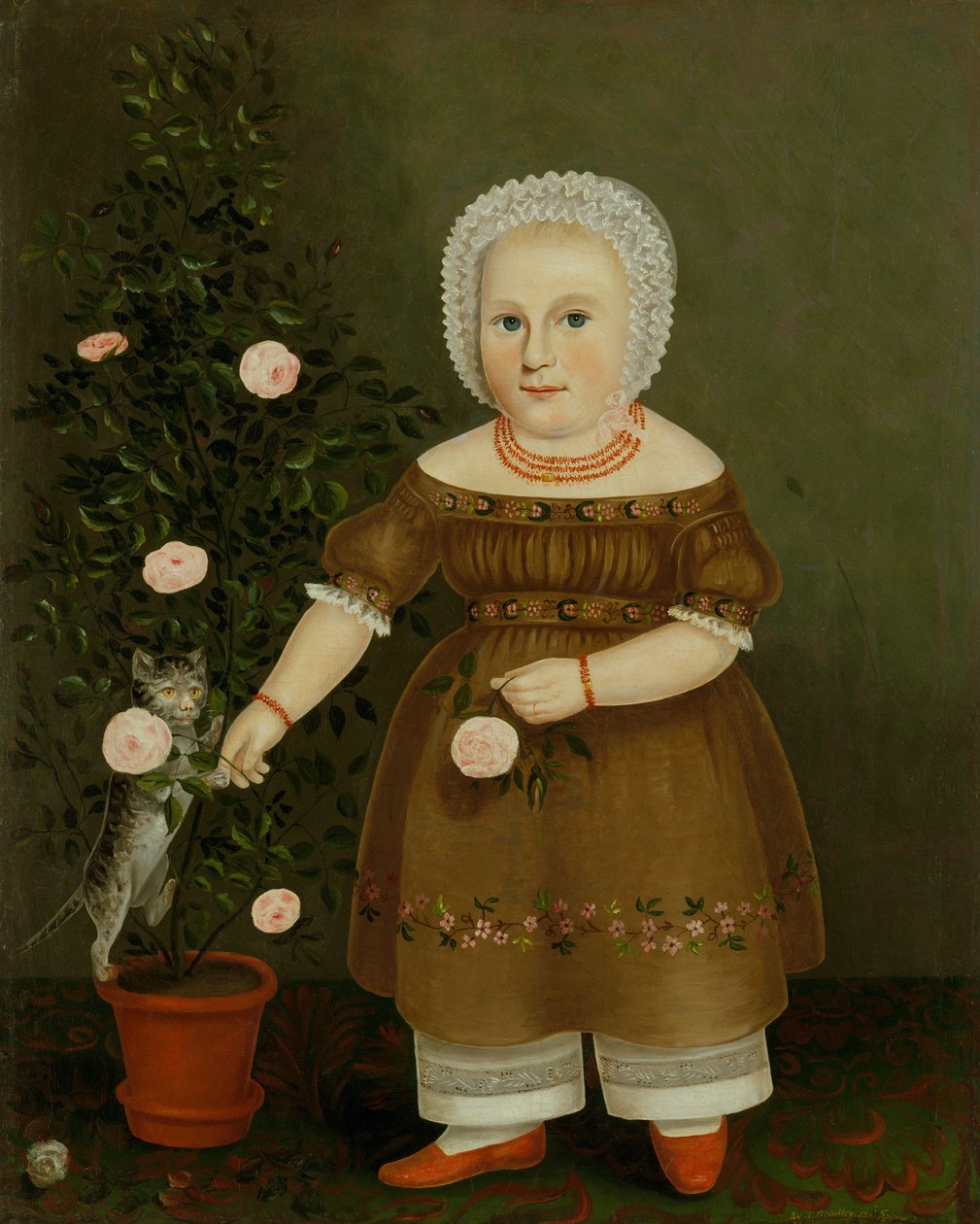 Emma Homan, yaklaşık 1844. by John Bradley