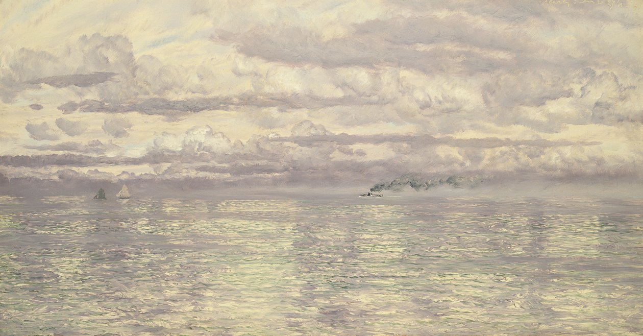 İnci Gibi Bir Yaz Deniz Manzarası by John Brett